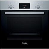 Bosch HHF113BR0B Serie 2 Built In Electric Single Oven With 3D Hot Air - Stainless Steel