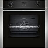 Neff B4ACF1AN3B N50, Slide And Hide Built-In Oven, 60 X 60 Cm, Stainless Steel