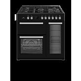 New World NW91DF3BL 90Cm Dual Fuel Range Cooker