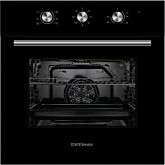 Statesman BSF60BL Built-In Single Fan Oven In Black