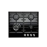 Teknix SCGH61B 60Cm Black Glass Hob