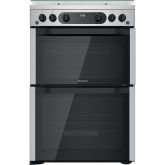 Hotpoint HDM67G0CCX/UK 60cm Double Gas Cooker - Inox