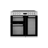 Beko KDVC90X 90Cm Electric Range Cooker With Ceramic Hob - Stainless Steel