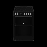 Creda C60CDOBL 60Cm Double Oven Ceramic Cooker - Black