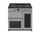 New World NW91DF3ST 90Cm Dual Fuel Range Cooker