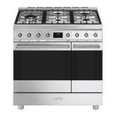 Smeg C92GMX2 90Cm Double Cavity Dueal Fuel Range Cooker
