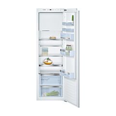 Bosch KIL82AFF0G Series 6 Built-In Fridge With Freezer Section Flat Hinge