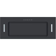 Culina UBICON52B 52Cm Canopy Cooker Hood Black