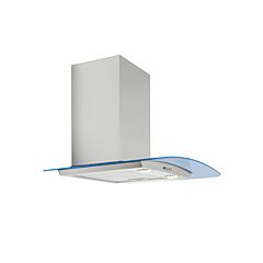 Culina UBLED60 60Cm Curved Led Glass Chimney Hood - Stainless Steel