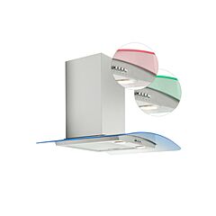 Culina UBLED70 70Cm Chimney Style Cooker Hood With LED Lighting - Stainless Steel