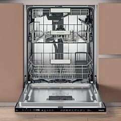 Hotpoint H8IHP42LUK Fully Integrated 60Cm Dishwasher - Black Control Panel