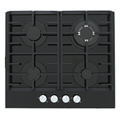 Montpellier MGH61BG 60cm Gas Hob in Black Glass
