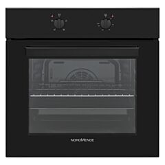 Nordmende SO106BL 65L Single Oven Black Glass