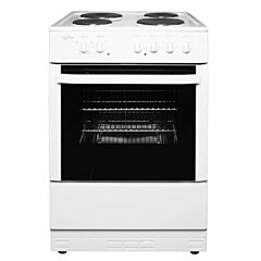 Statesman NAPIER60EW 60Cm Single Cavity Electric Cooker White