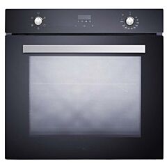 Teknix BITK63ESB 68 Litre Capacity, Clock, 1 Shelf/1 Tray, 13Ampplug Attached, Push In/Out Controls,