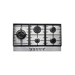 Teknix SCGH91X 90Cm Gas Hob In Stainless Steel