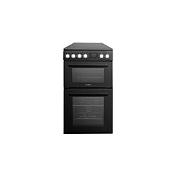 Teknix TKED54B 50Cm Double Oven Ceramic Hob Cooker