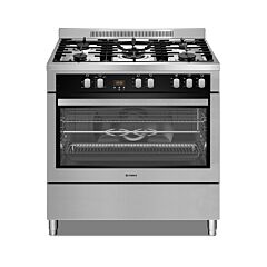 Teknix TKGF91SS 90Cm Single Cavity Gas Range Cooker - Stainless Steel