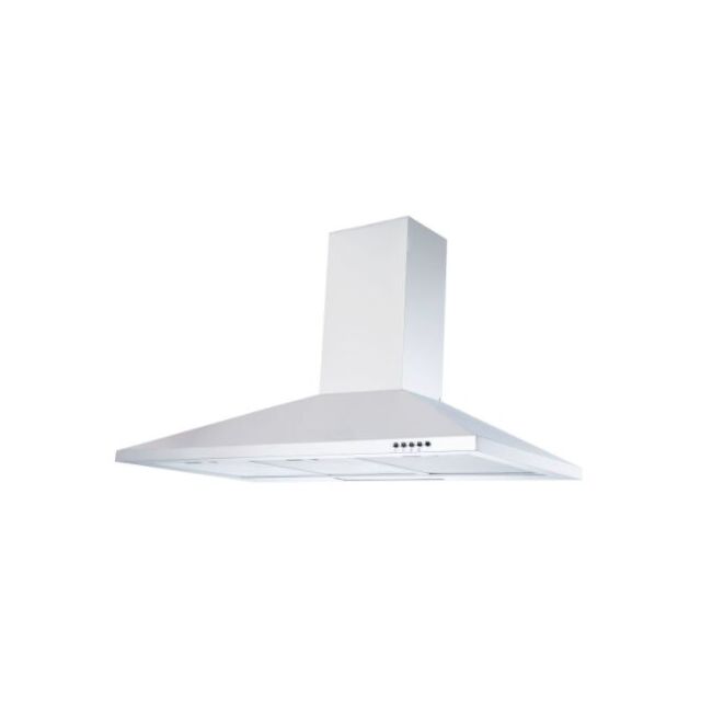 Amica AEP90BL 90Cm Angled Cooker Hood In Black