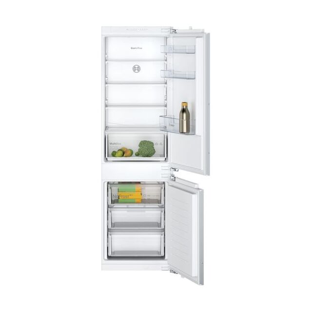 Bosch KIN86NFF0G Series 2 60/40 Built-In Fridge-Freezer Flat Hinge