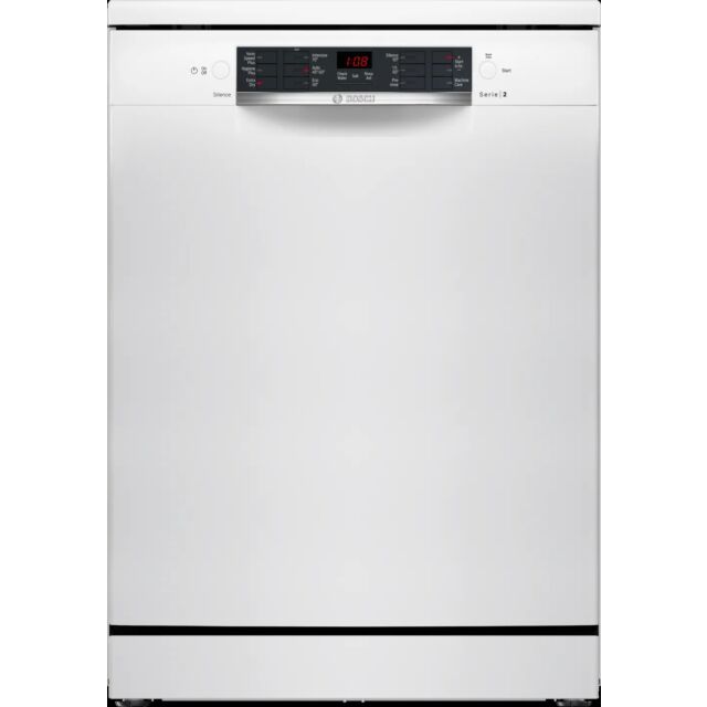 Bosch SMS26AW08G Series 2 Freestanding Dishwasher White