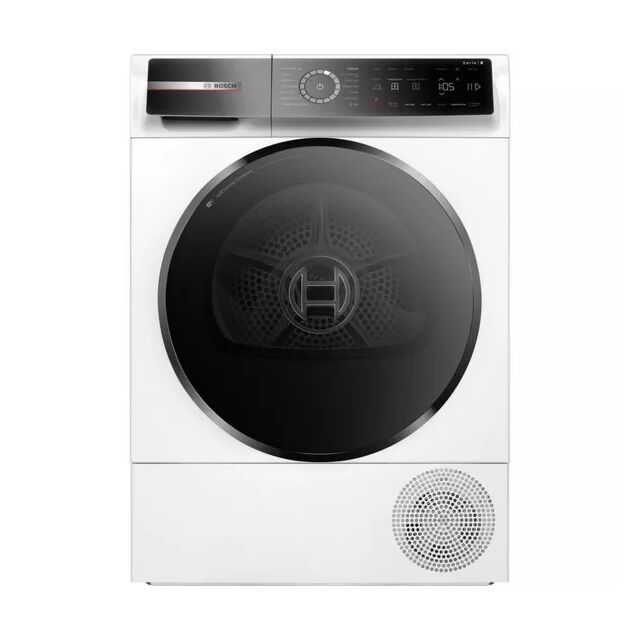Bosch WQB246C9GB Series 8 Wifi-Enabled 9 Kg Heat Pump Tumble Dryer - White