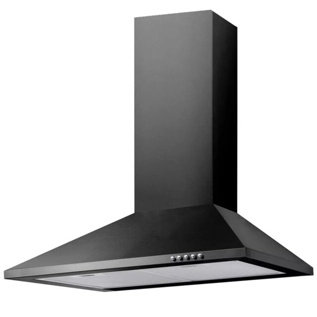 Culina CHIM60BKPF 60Cm Black Chimney Hood