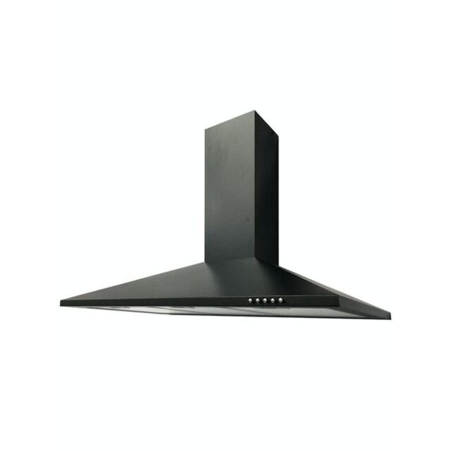 Culina UBSCH90BK 90Cm Chimney Style Cooker Hood Black