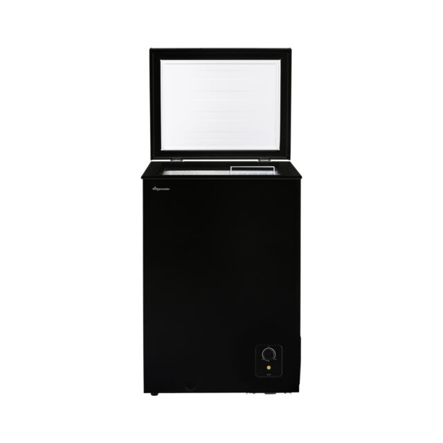 Fridgemaster MCF96B Black Chest Freezer