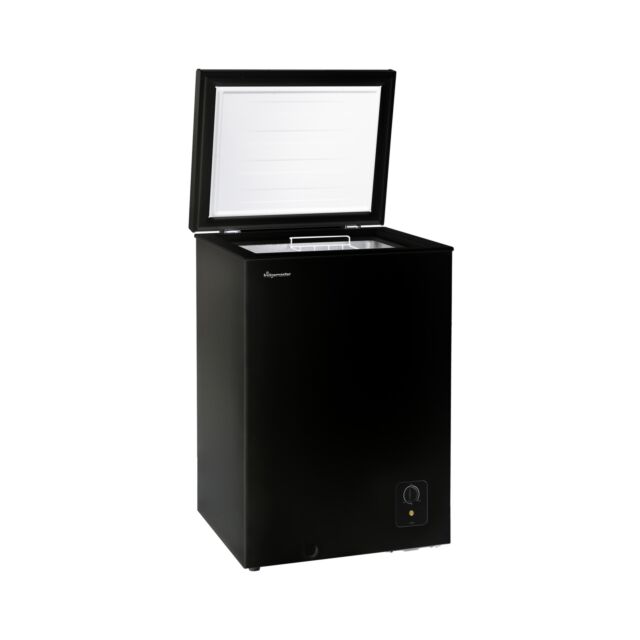 Fridgemaster MCF96B Black Chest Freezer