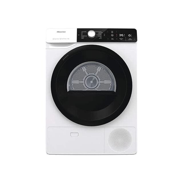 Hisense DHGA901NL 9Kg Heat Pump Tumble Dryer A++ Rating In White