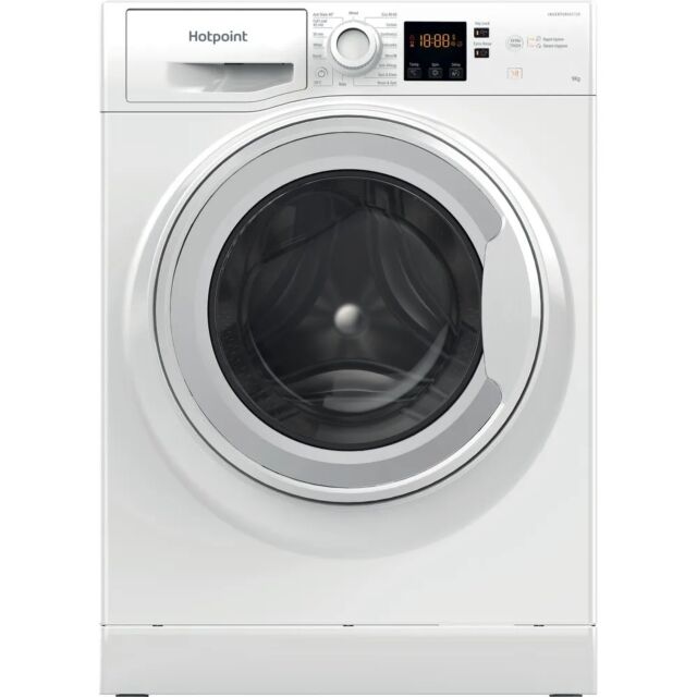 Hotpoint NSWM965CWUKN 9Kg 1600 Spin Washer 45 Minute Full Load