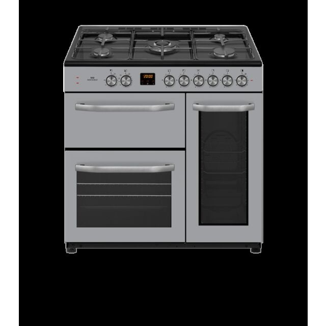 New World NW91DF3ST 90Cm Dual Fuel Range Cooker