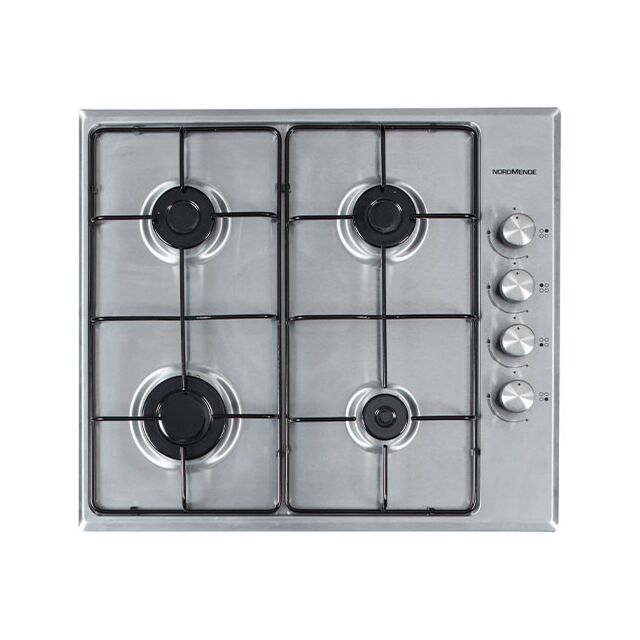 Nordmende HGE603IX 60Cm 4 Burner Gas Hob Stainless Steel
