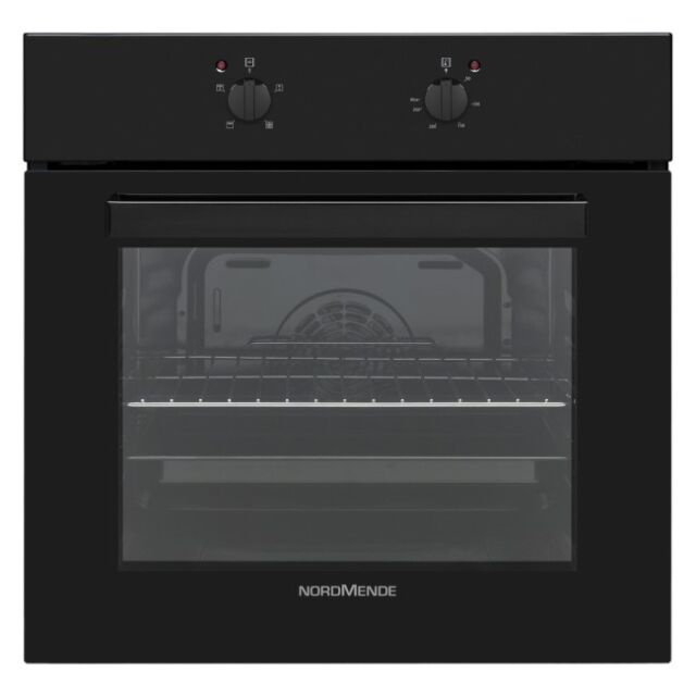 Nordmende SO106BL 65L Single Oven Black Glass