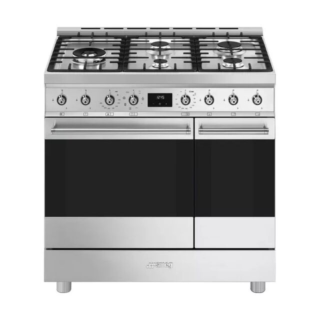 Smeg C92GMX2 90Cm Double Cavity Dueal Fuel Range Cooker