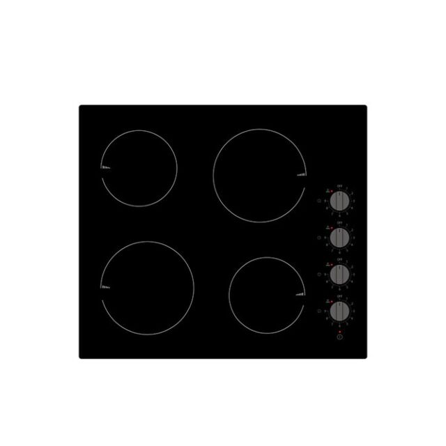 Teknix BITK6KNC 60Cm Ceramic Hob With Dials