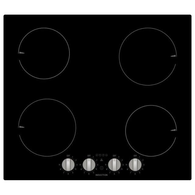 Teknix BITK6KNI 60Cm Wide Full Induction Hob With Knob Controls
