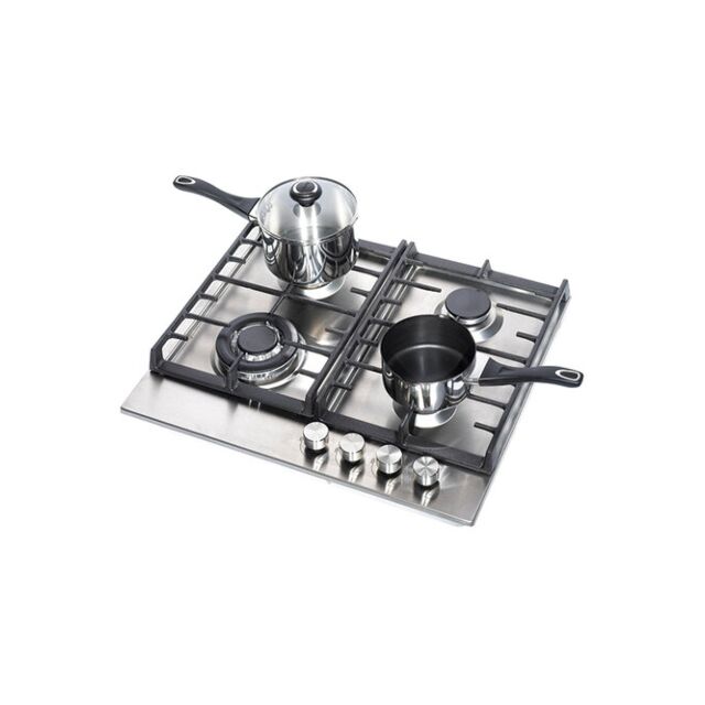 Teknix SCGH61X Gas Hob 60Cm Stainless Steel