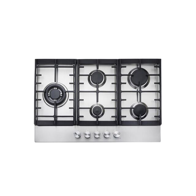 Teknix SCGH751X 75Cm 5 Burner Gas Hob In Stainless Steel