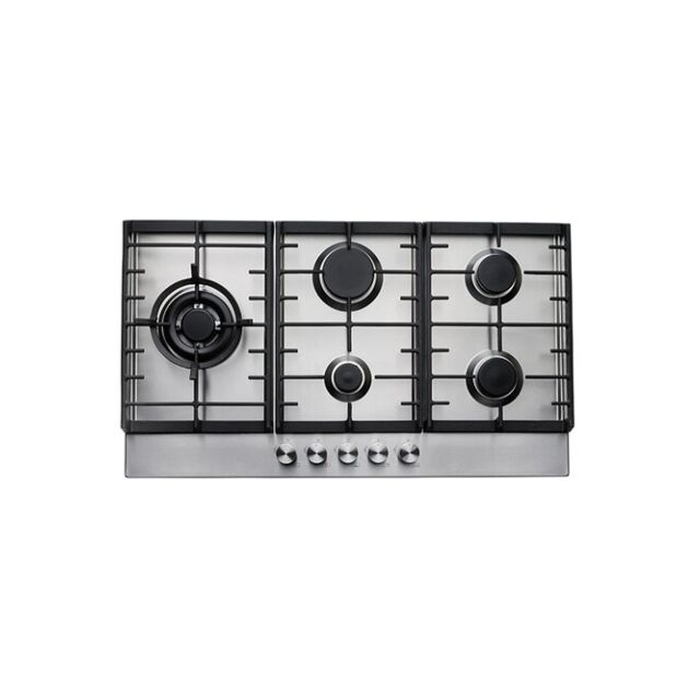 Teknix SCGH91X 90Cm Gas Hob In Stainless Steel