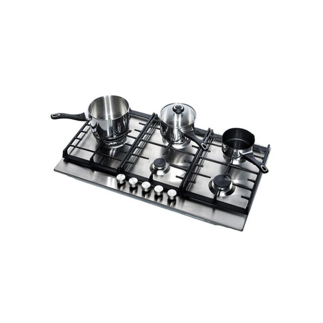 Teknix SCGH91X 90Cm Gas Hob In Stainless Steel
