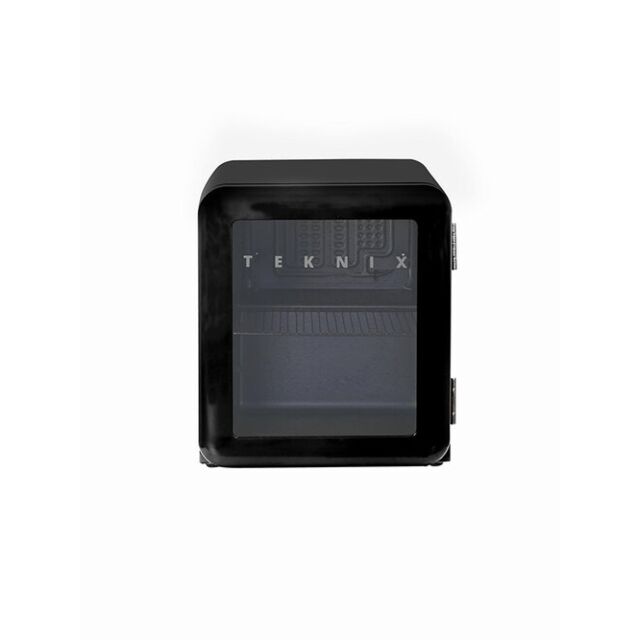 Teknix T46RGB Glass Door Table Top Fridge - Black