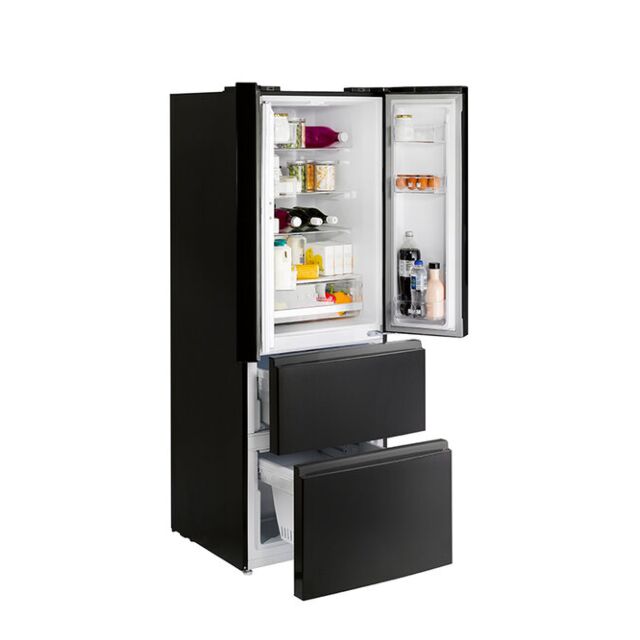 Teknix TFD70180B 70Cm French Door Fridge Freezer - Black
