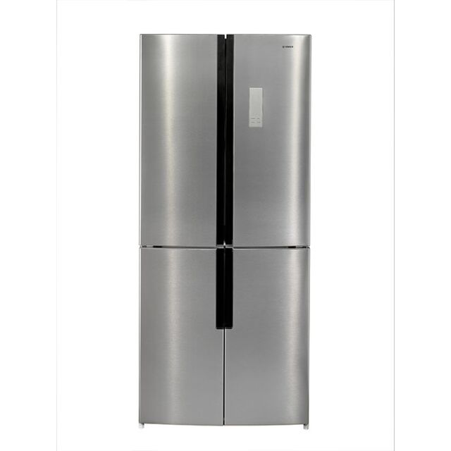Teknix TMD4801802S American 4 Door Side By Side Fridge Freezer - Silver