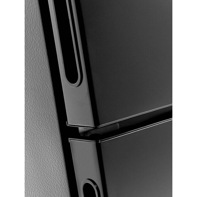 Teknix UCFF48B Under Counter Fridge Freezer - Black