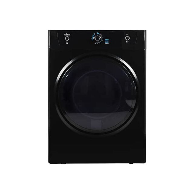 Willow WTD7B 7Kg Vented Tumble Dryer In Black