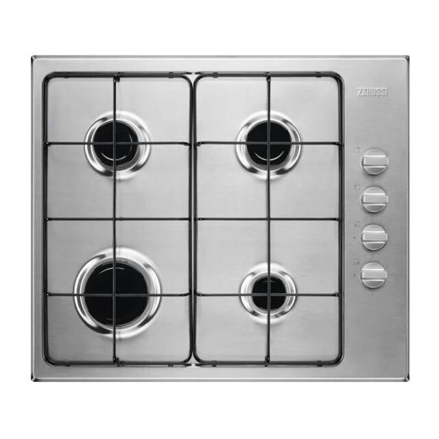 Zanussi ZGH62414XS 4 Burner Gas Hob - Stainless Steel