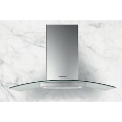 Nordmende CHGLS605IX 60Cm Stainless Steel With Curved Glass Hood