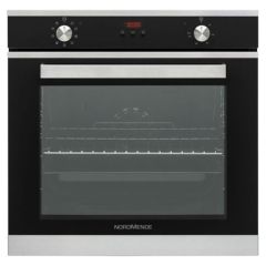 Nordmende SOC316IX 78L Multifunction Single Oven Stainless Steel And Black Glass With Catalytic Line